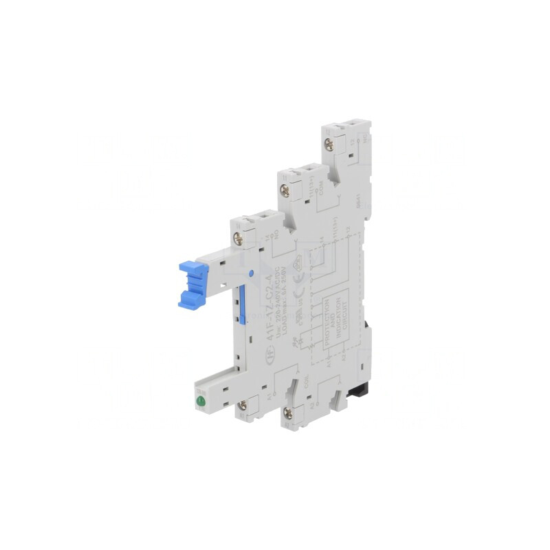 Stativ pentru șină DIN cu cleme și șurub 250VAC 5 6A | Electronic-mag.ro | Componente Electronice