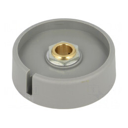 Buton rotativ poliamidă gri 8mm 50x16mm | Electronic-mag.ro | Componente Electronice