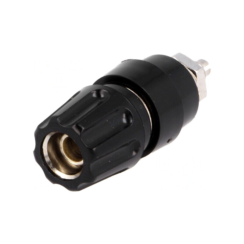 Soclu banană negru 4mm 63A 60VDC Ø9mm | Electronic-mag.ro | Componente Electronice Soclu banană negru 4mm 63A 60VDC Ø9mm | Electronic-mag.ro | Componente Electronice