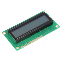 Afișaj LCD Alfanumeric STN 16x2 Gri 84x44mm | Electronic-mag.ro | Componente Electronice