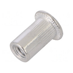 Piuliţă Nit M6 Aluminiu 10 Bucăţi | Electronic-mag.ro | Componente Electronice