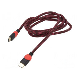 Cablu HDMI 2.0 Textil 3m | Electronic-mag.ro | Componente Electronice