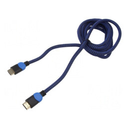 Cablu HDMI 2.0 Textil 3m | Electronic-mag.ro | Componente Electronice