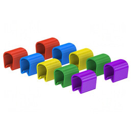 Clipsuri colorate 10 buc. | Electronic-mag.ro | Componente Electronice