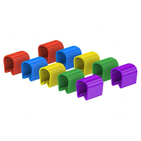 Clipsuri colorate 10 buc. | Electronic-mag.ro | Componente Electronice