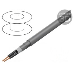 Cablu de Control ÖLFLEX FD CLASSIC 810 CP 2x1mm2 Gri | Electronic-mag.ro | Componente Electronice