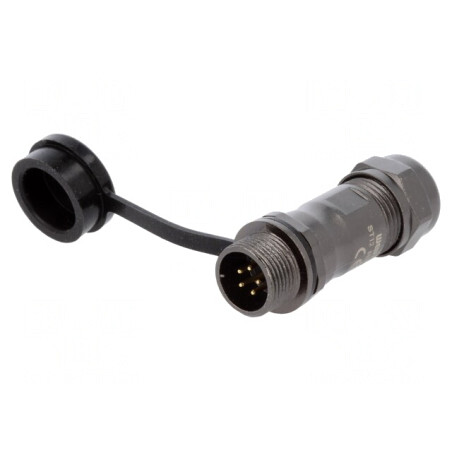 Mufă ST12 tată IP67 pentru cablu 5A 180V | Electronic-mag.ro | Componente Electronice