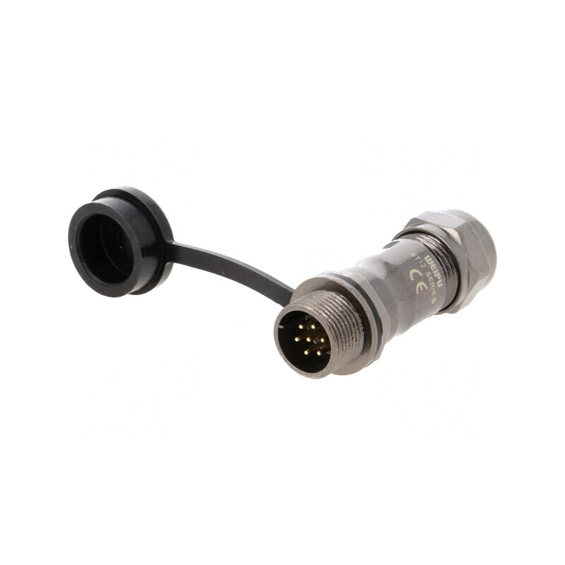 Mufă ST12 tată IP67 5-8mm 5A 125V | Electronic-mag.ro | Componente Electronice