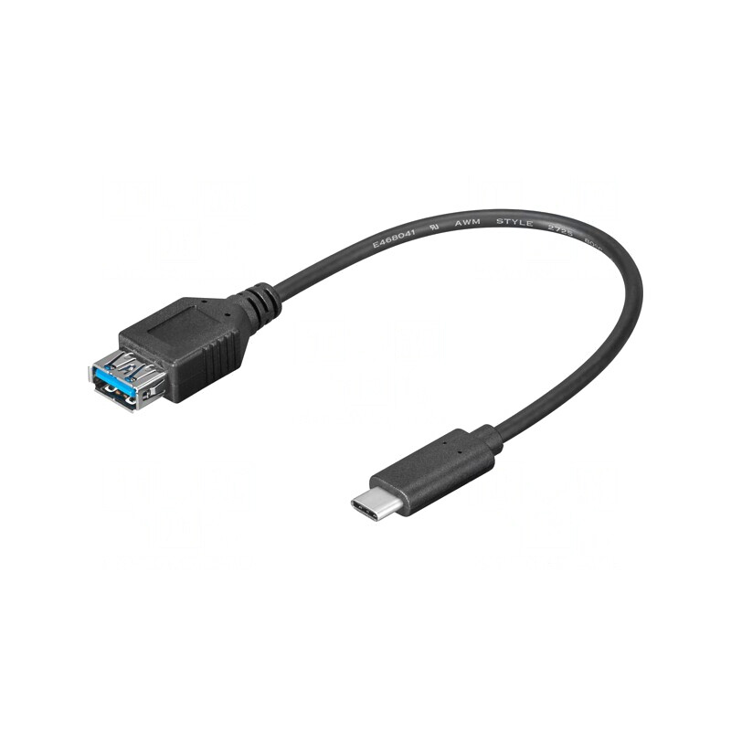 Cablu OTG USB 3.0 USB-C 0.2m Negru 5Gbps | Electronic-mag.ro | Componente Electronice Cablu OTG USB 3.0 USB-C 0.2m Negru 5Gbps | Electronic-mag.ro | Componente Electronice
