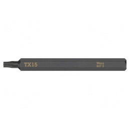 Capăt Şurubelniţă Torx TX15 70mm 1/4" | Electronic-mag.ro | Componente Electronice