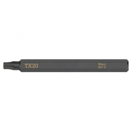Bit Șurubelniță Torx TX20 70mm 1/4" | Electronic-mag.ro | Componente Electronice
