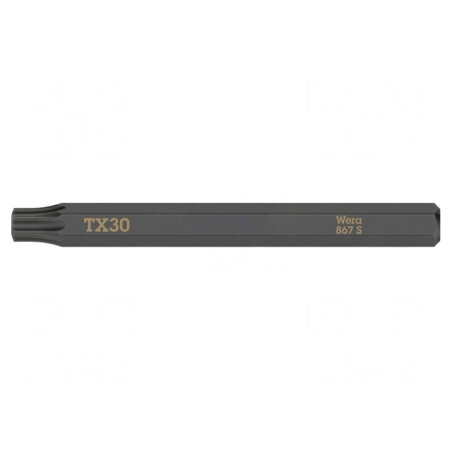Capăt șurubelniță Torx TX30 70mm 1/4" | Electronic-mag.ro | Componente Electronice
