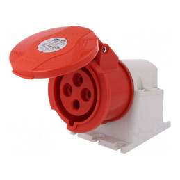 Conector trifazat alimentare AC 32A 380/415VAC mamă | Electronic-mag.ro | Componente Electronice