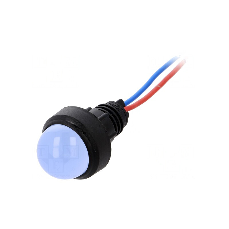 Lampă LED albastră 12V Ø13mm IP40 | Electronic-mag.ro | Componente Electronice