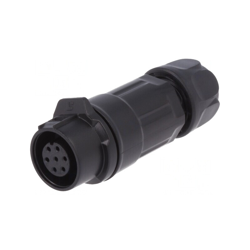 Conector Circular Mamă 7 PIN Aurit 3A Dimensiune 12 | Electronic-mag.ro | Componente Electronice