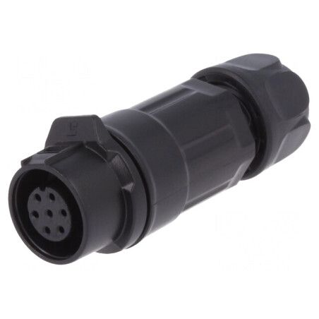 Conector Circular Mamă 7 PIN Aurit 3A Dimensiune 12 | Electronic-mag.ro | Componente Electronice