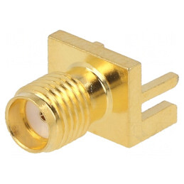 Soclu SMA Mămă Orizontal 50Ω | Electronic-mag.ro | Componente Electronice