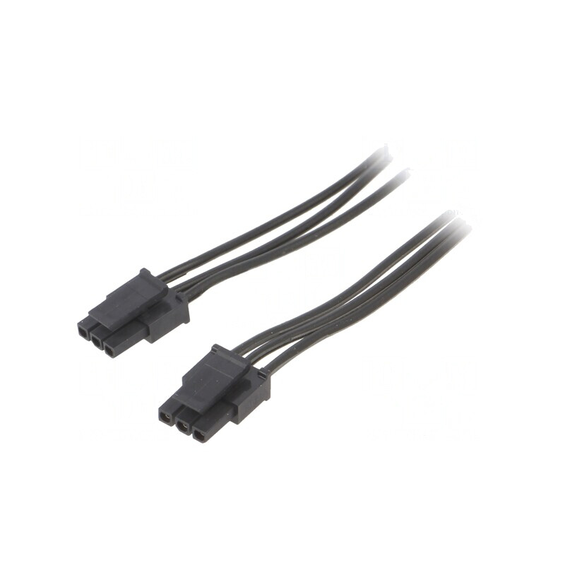 Cablu Micro-Fit 3.0 mamă-mamă 0.6m PVC 4A | Electronic-mag.ro | Componente Electronice
