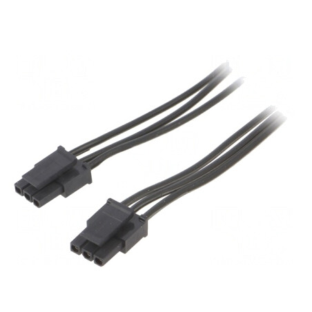 Cablu Micro-Fit 3.0 mamă-mamă 0.6m PVC 4A | Electronic-mag.ro | Componente Electronice