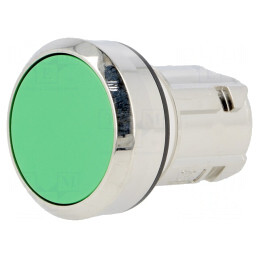 Comutator Apăsare 22mm Verde | Electronic-mag.ro | Componente Electronice