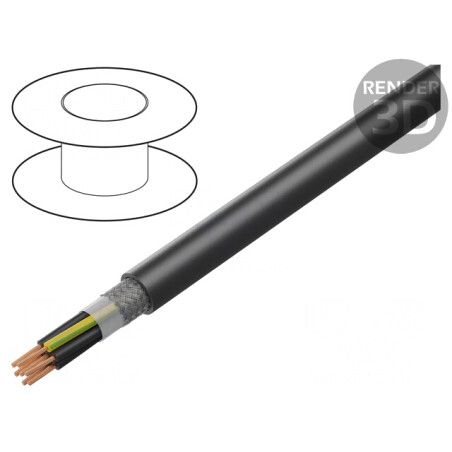 Cablu ÖLFLEX ROBUST 215C 7G0,5mm2 Negru 300V 500V | Electronic-mag.ro | Componente Electronice