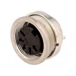 Conector M16 Soclu Mamă 5 PIN-uri IP40 | Electronic-mag.ro | Componente Electronice