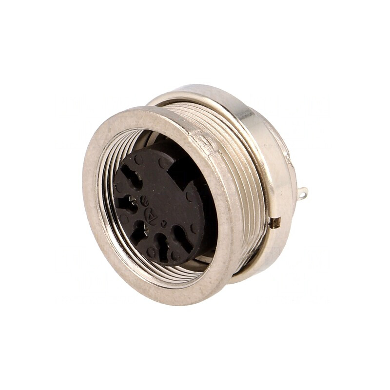Conector M16 Soclu Mamă 5 PIN-uri IP40 | Electronic-mag.ro | Componente Electronice