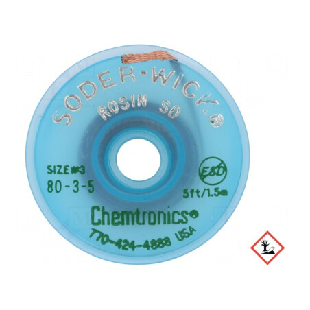 Bandă de Dezlipit Fără Halogenuri cu Colofoniu 2mm | Electronic-mag.ro | Componente Electronice