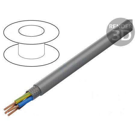 Cabluri PVC gri 4G1,5mm2 300V/500V | Electronic-mag.ro | Componente Electronice