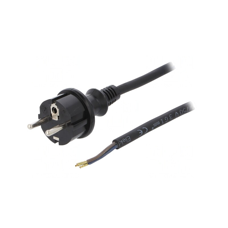 Cablu SCHUKO 3x1mm2 2m | Electronic-mag.ro | Componente Electronice
