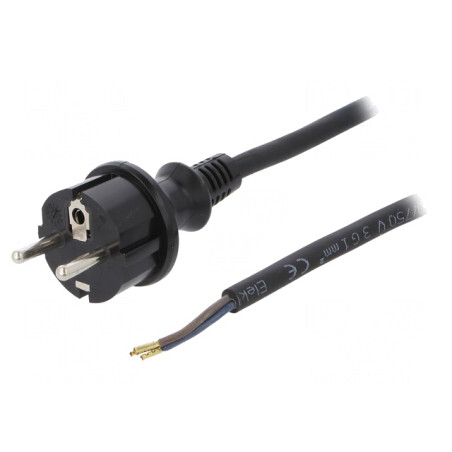 Cablu SCHUKO 3x1mm2 2m | Electronic-mag.ro | Componente Electronice