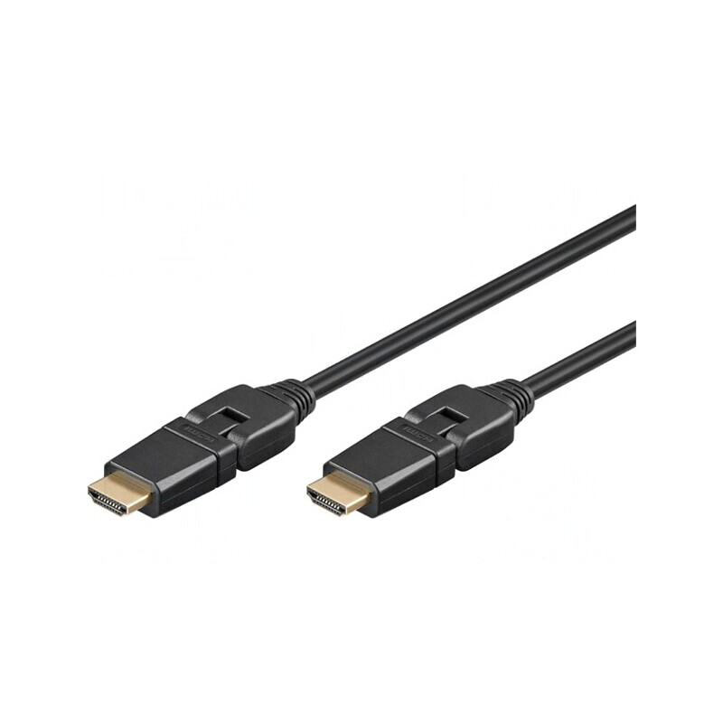 Cablu HDMI 1.4 cu Mufă Mobilă ±90° 2m | Electronic-mag.ro | Componente Electronice Cablu HDMI 1.4 cu Mufă Mobilă ±90° 2m | Electronic-mag.ro | Componente Electronice