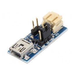 Modul: încărcător Li-Po/Li-Ion; 5VDC; USB B mini