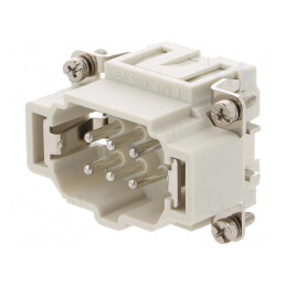 Conector HDC Tată 6 Pin 16A | Electronic-mag.ro | Componente Electronice