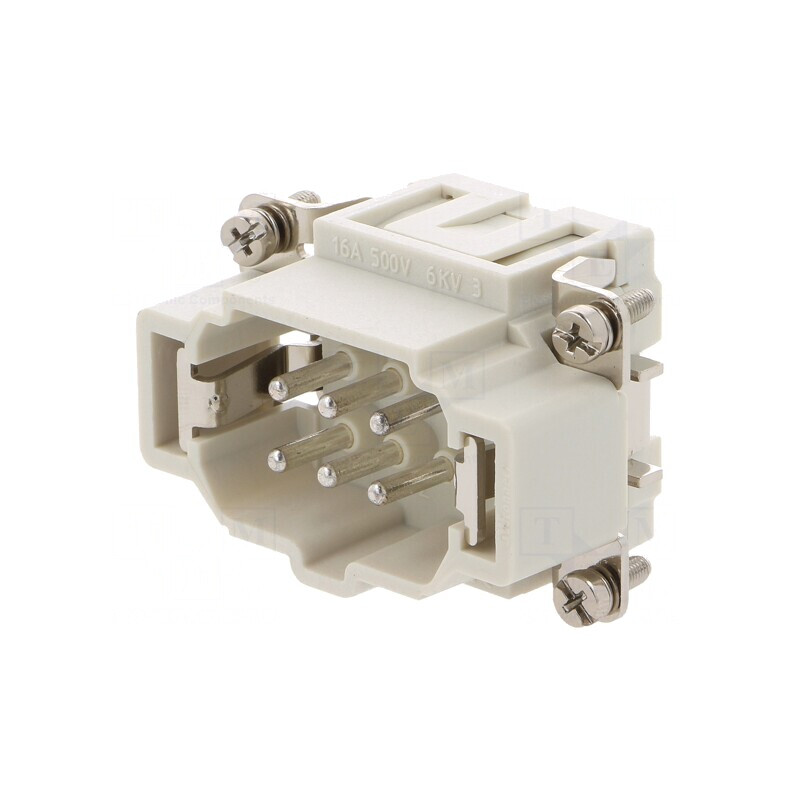Conector HDC Tată 6 Pin 16A | Electronic-mag.ro | Componente Electronice