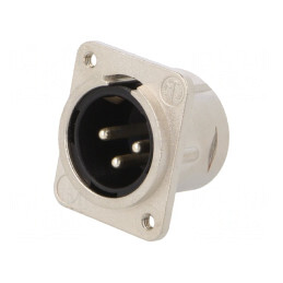 Conector Male 3 Poluri cu M3 | Electronic-mag.ro | Componente Electronice