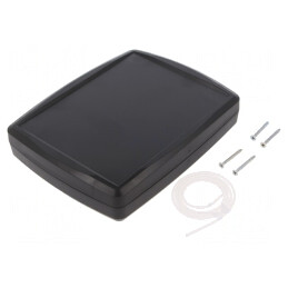 Carcasă Universală ABS Neagră IP65 144x184x38mm | Electronic-mag.ro | Componente Electronice