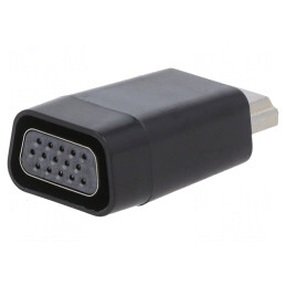 Adaptator HDMI la VGA Negru | Electronic-mag.ro | Componente Electronice