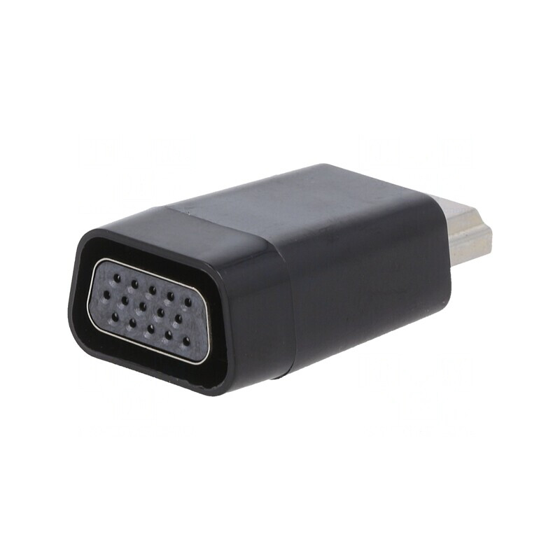 Adaptator HDMI la VGA Negru | Electronic-mag.ro | Componente Electronice