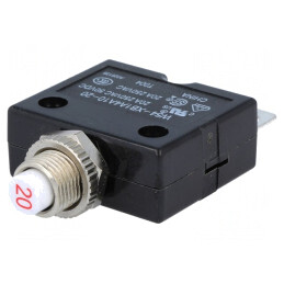 Întrerupător de supracurent 250VAC 50VDC 20A | Electronic-mag.ro | Componente Electronice