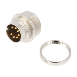 Conector M16 Soclu Tată 7 PIN 5A 60V IP40 | Electronic-mag.ro | Componente Electronice