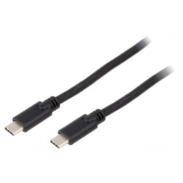 Cablu USB-C 3.2 0.5m Negru 5Gbps | Electronic-mag.ro | Componente Electronice