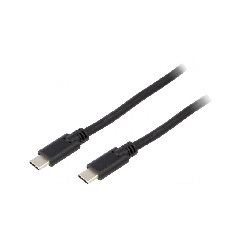 Cablu USB-C 3.2 0.5m Negru 5Gbps | Electronic-mag.ro | Componente Electronice