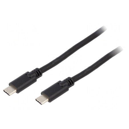 Cablu USB-C 3.2 0.5m Negru 5Gbps | Electronic-mag.ro | Componente Electronice