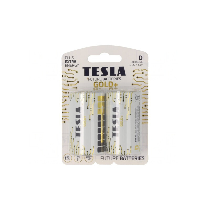 Baterie Alcalină 1,5V D 2 Bucăți | Electronic-mag.ro | Componente Electronice