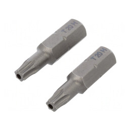 Capăt de şurubelniţă Torx T20H 25mm | Electronic-mag.ro | Componente Electronice