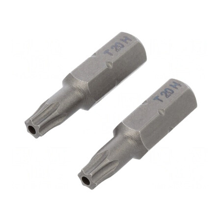 Capăt de şurubelniţă Torx T20H 25mm | Electronic-mag.ro | Componente Electronice