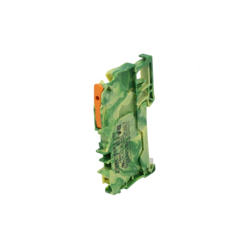 Conector electric push-in pentru șine, 0,25-2,5mm², 2 borne | Electronic-mag.ro | Componente Electronice