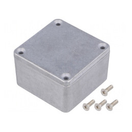 Carcasă Universală 50x50x31mm Aluminiu IP54 | Electronic-mag.ro | Componente Electronice