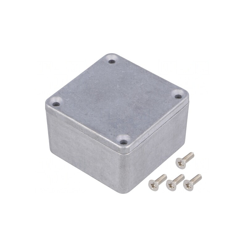 Carcasă Universală 50x50x31mm Aluminiu IP54 | Electronic-mag.ro | Componente Electronice